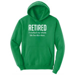 Retired Ladies Hoodie - Kelly Green