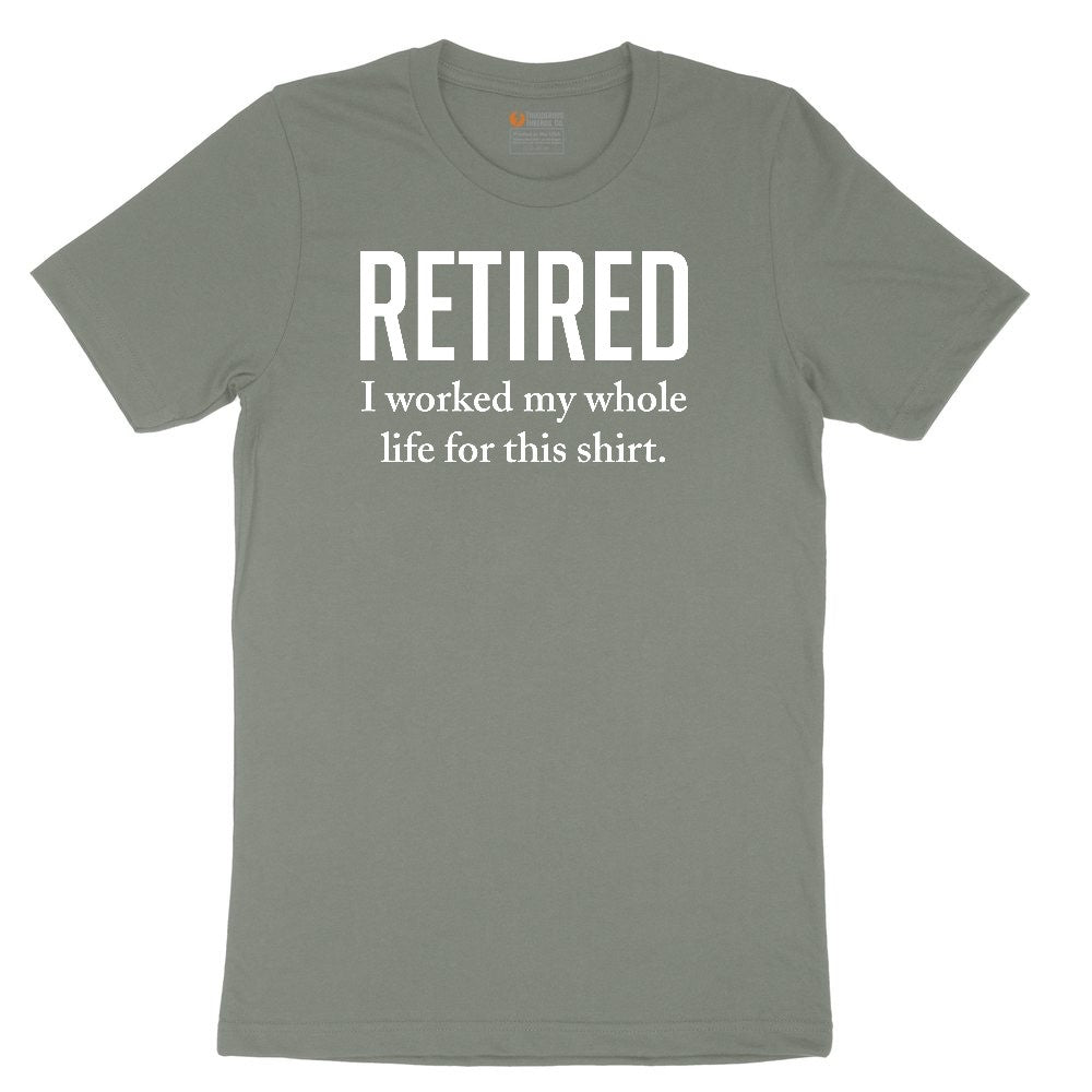 Retired Ladies Short Sleeve Tee - Bamboo Blackout