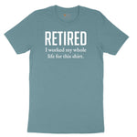 Retired Ladies Short Sleeve Tee - Surf Blackout