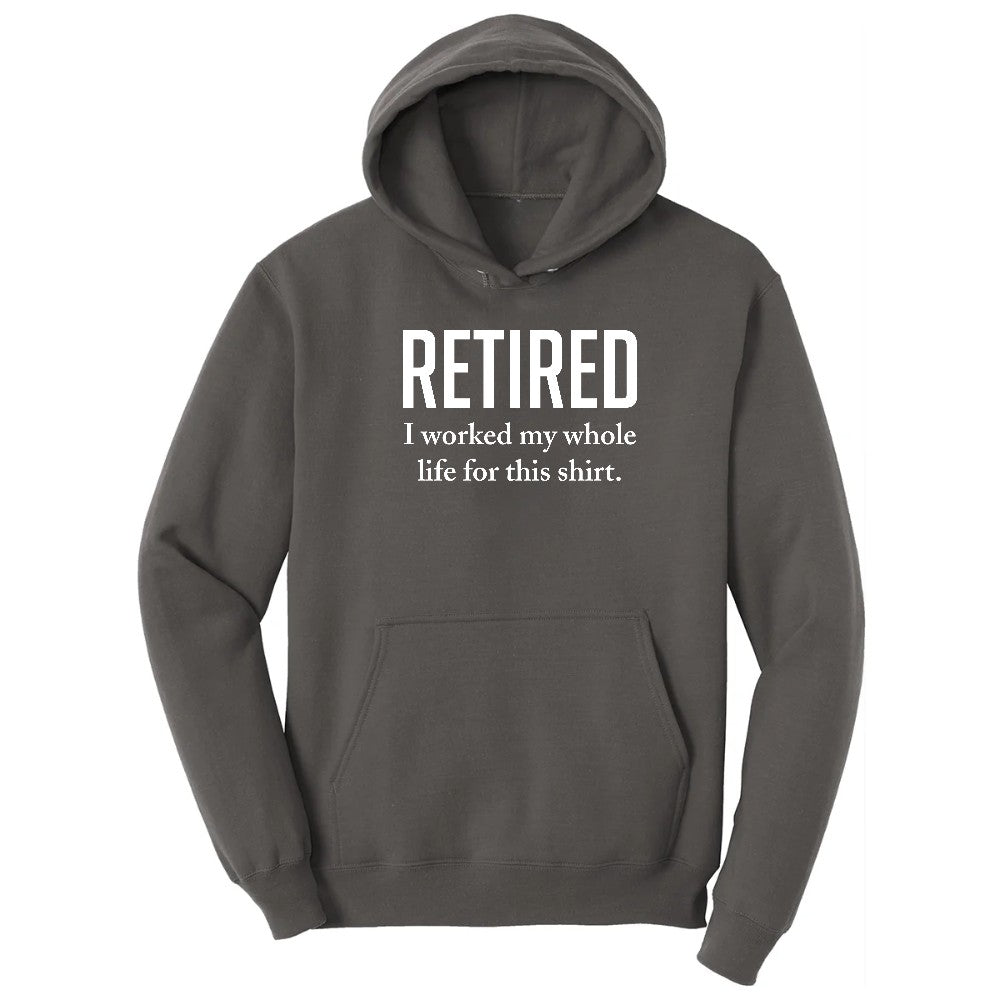Retired Hoodie - Charcoal