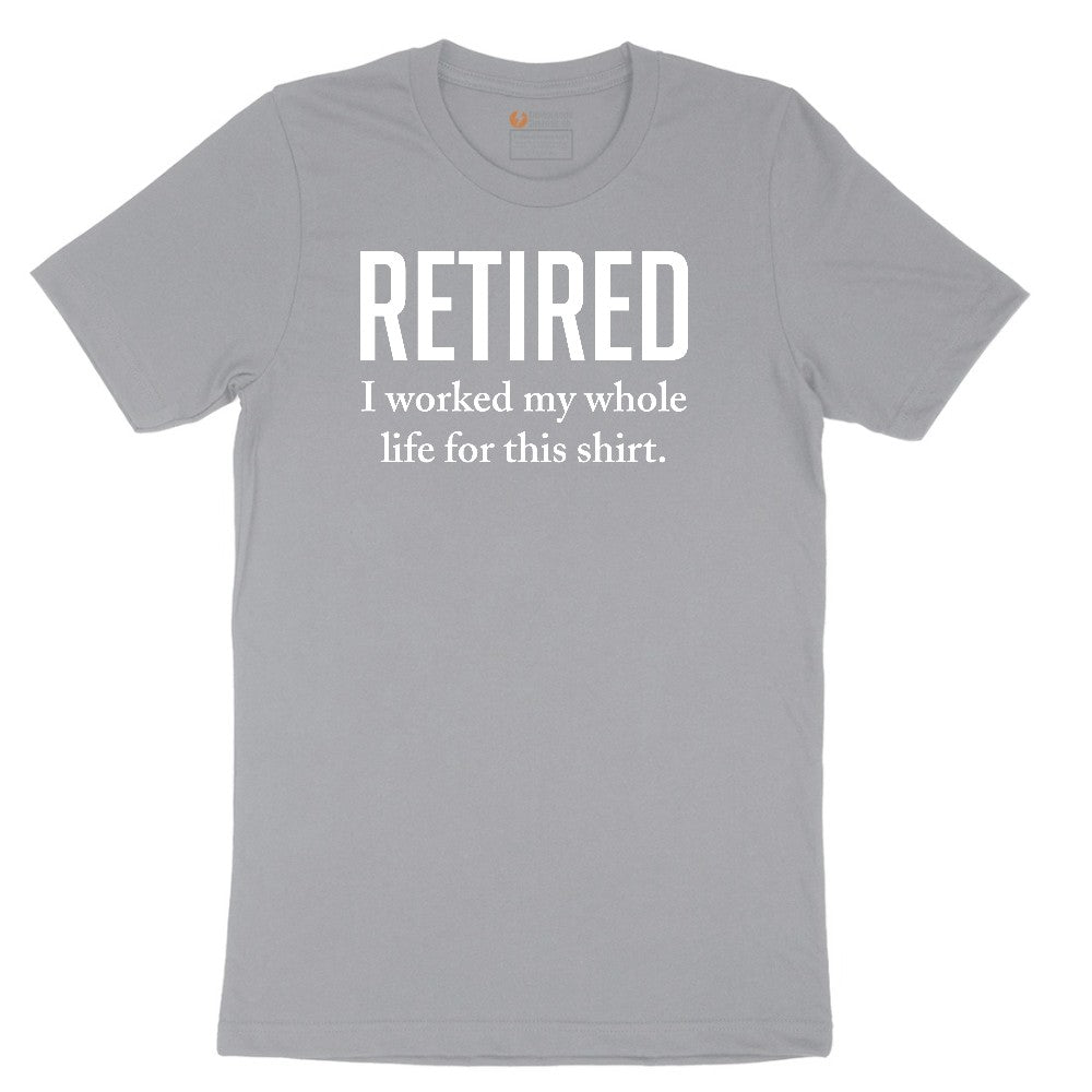 Retired Short Sleeve Tee - Athletic Heather Grey