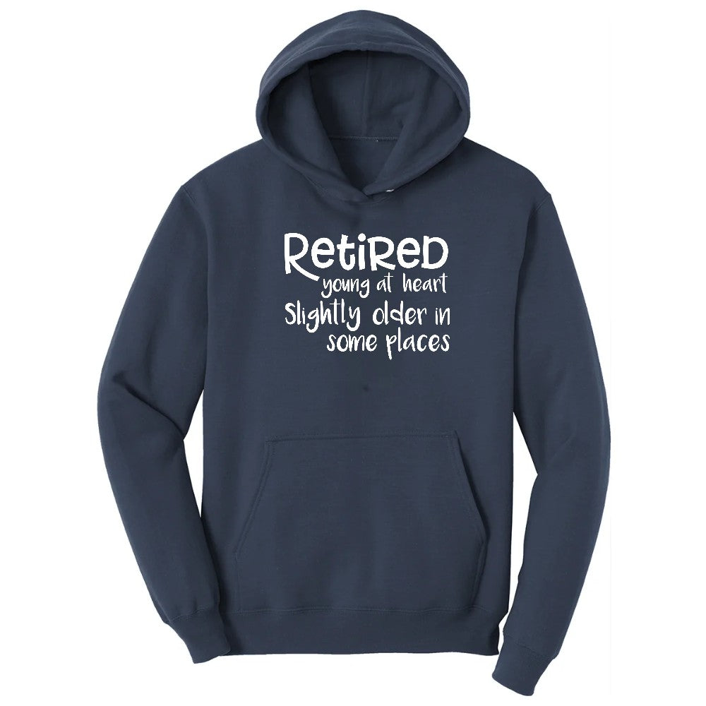 Retired Young at Heart Hoodie - Navy