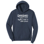 Retired Young at Heart Hoodie - Navy