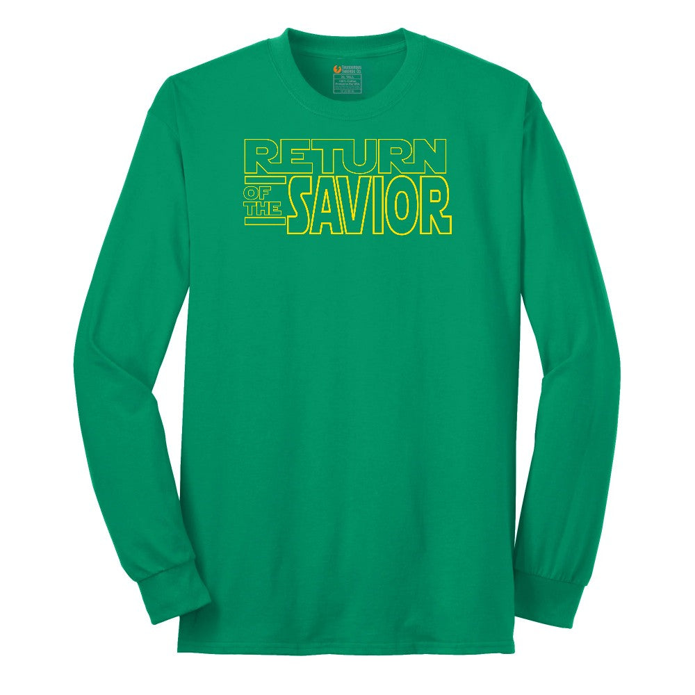 Return of the Savior Long Sleeve Tee - Kelly Green