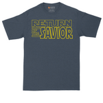 Return of the Savior tall t-shirt for men in Heather Navy