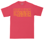 Return of the Savior tall t-shirt for men in Heather Red
