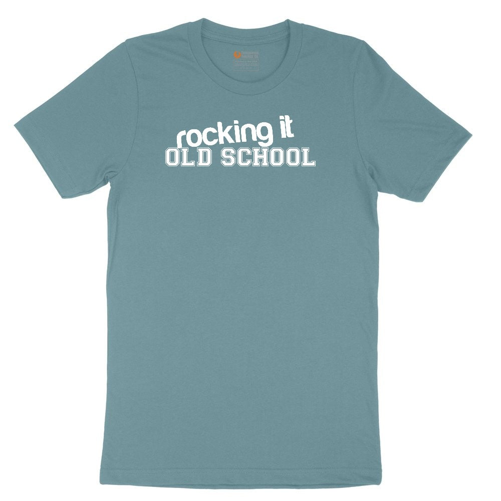 Rocking It Old School Ladies Short Sleeve Tee - Surf Blackout