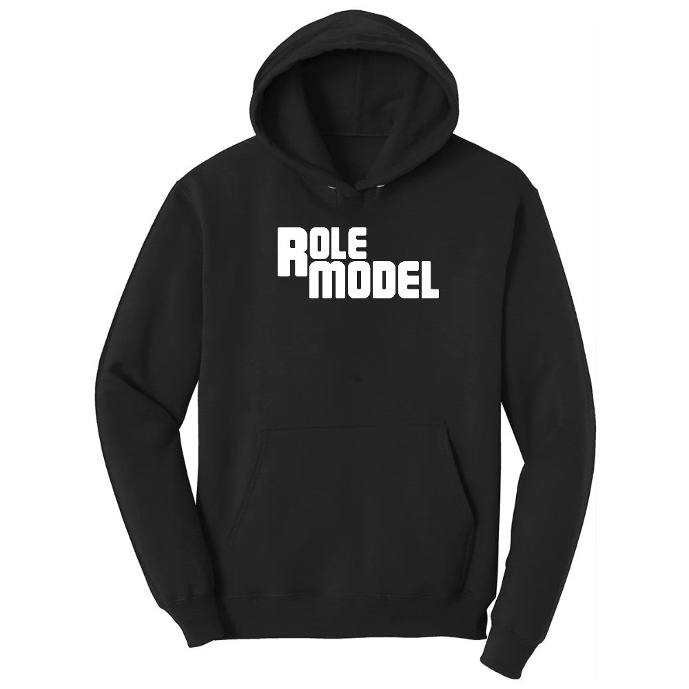 Role Model - Mens & Ladies T-Shirt Hoodie - Jet Black