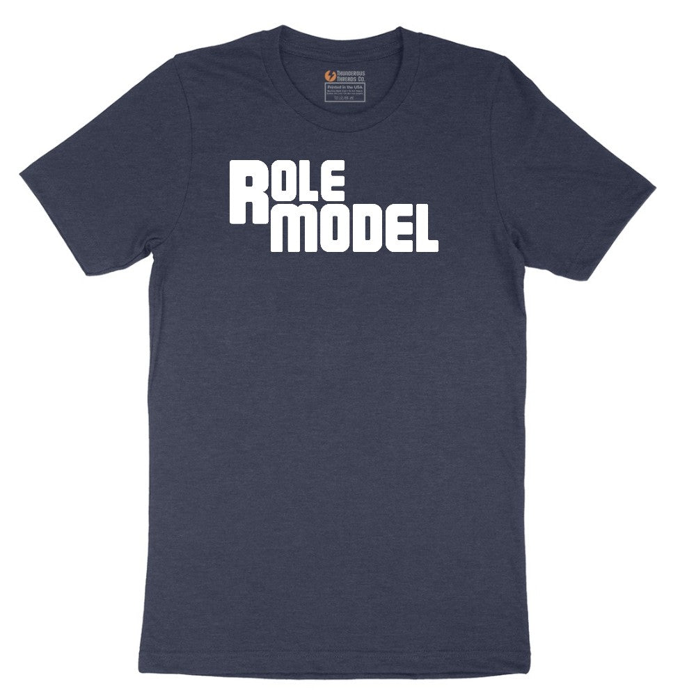Role Model - Mens & Ladies T-Shirt Short Sleeve Tee - Heather Navy