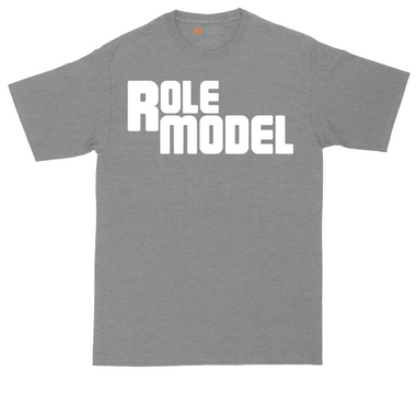 Role Model tall t-shirt for men in Heather Red