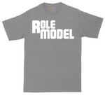 Role Model tall t-shirt for men in Athletic Heather