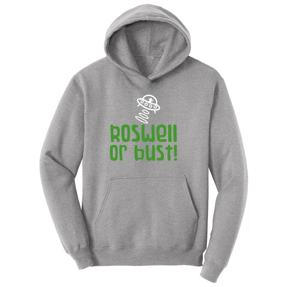 Roswell or Bust Ladies Hoodie - Athletic Heather