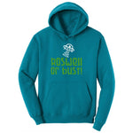 Roswell or Bust Ladies Hoodie - Teal