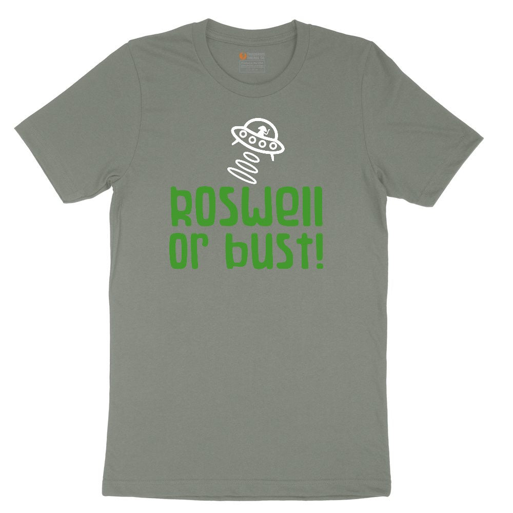 Roswell or Bust Ladies Short Sleeve Tee - Bamboo Blackout