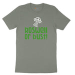 Roswell or Bust Ladies Short Sleeve Tee - Bamboo Blackout