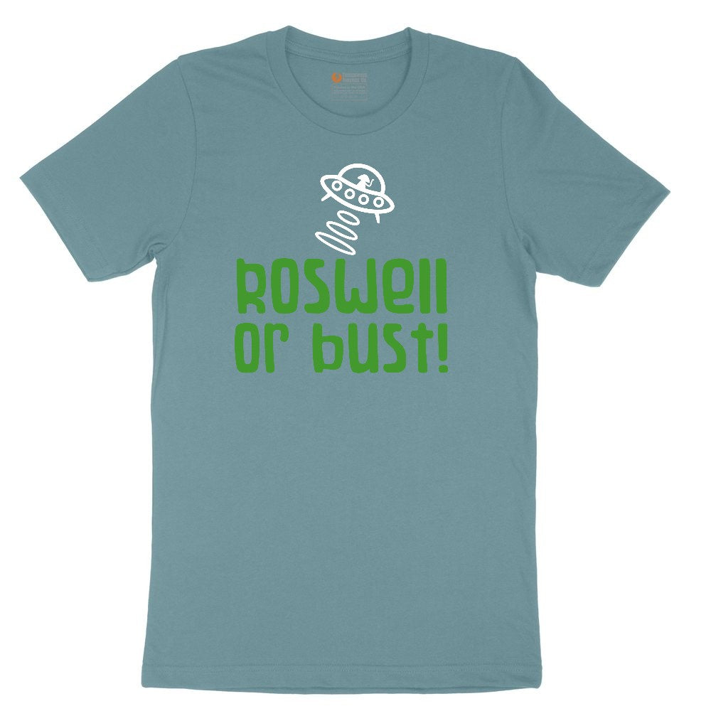 Roswell or Bust Ladies Short Sleeve Tee - Surf Blackout
