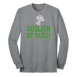 Roswell or Bust Long Sleeve Tee - Athletic Grey
