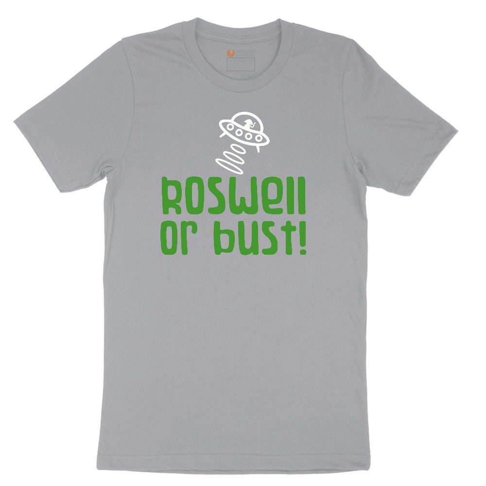 Roswell or Bust Short Sleeve Tee - Athletic Heather Grey