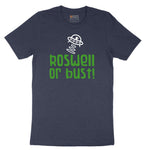 Roswell or Bust Short Sleeve Tee - Heather Navy