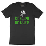 Roswell or Bust Short Sleeve Tee - Jet Black