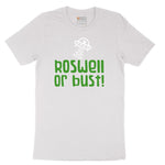 Roswell or Bust Short Sleeve Tee - White