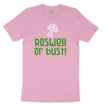 Roswell or Bust Toddler Short Sleeve Tee - Candy Pink