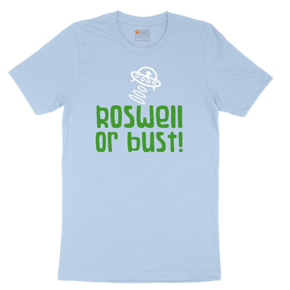 Roswell or Bust Toddler Short Sleeve Tee - Light Blue