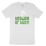 Roswell or Bust Toddler Short Sleeve Tee - White