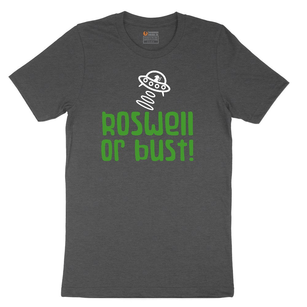 Roswell or Bust Youth Short Sleeve Tee - Dark Heather Grey
