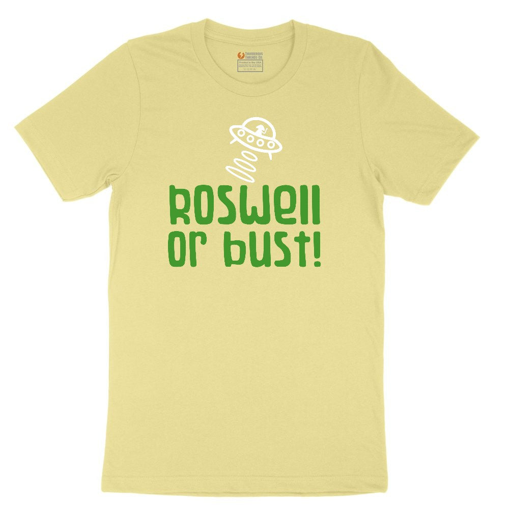Roswell or Bust Youth Short Sleeve Tee - Yellow