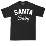 Santa Baby tall t-shirt for men in Jet Black