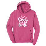 Sassy Since Birth Youth Hoodie - Sangria