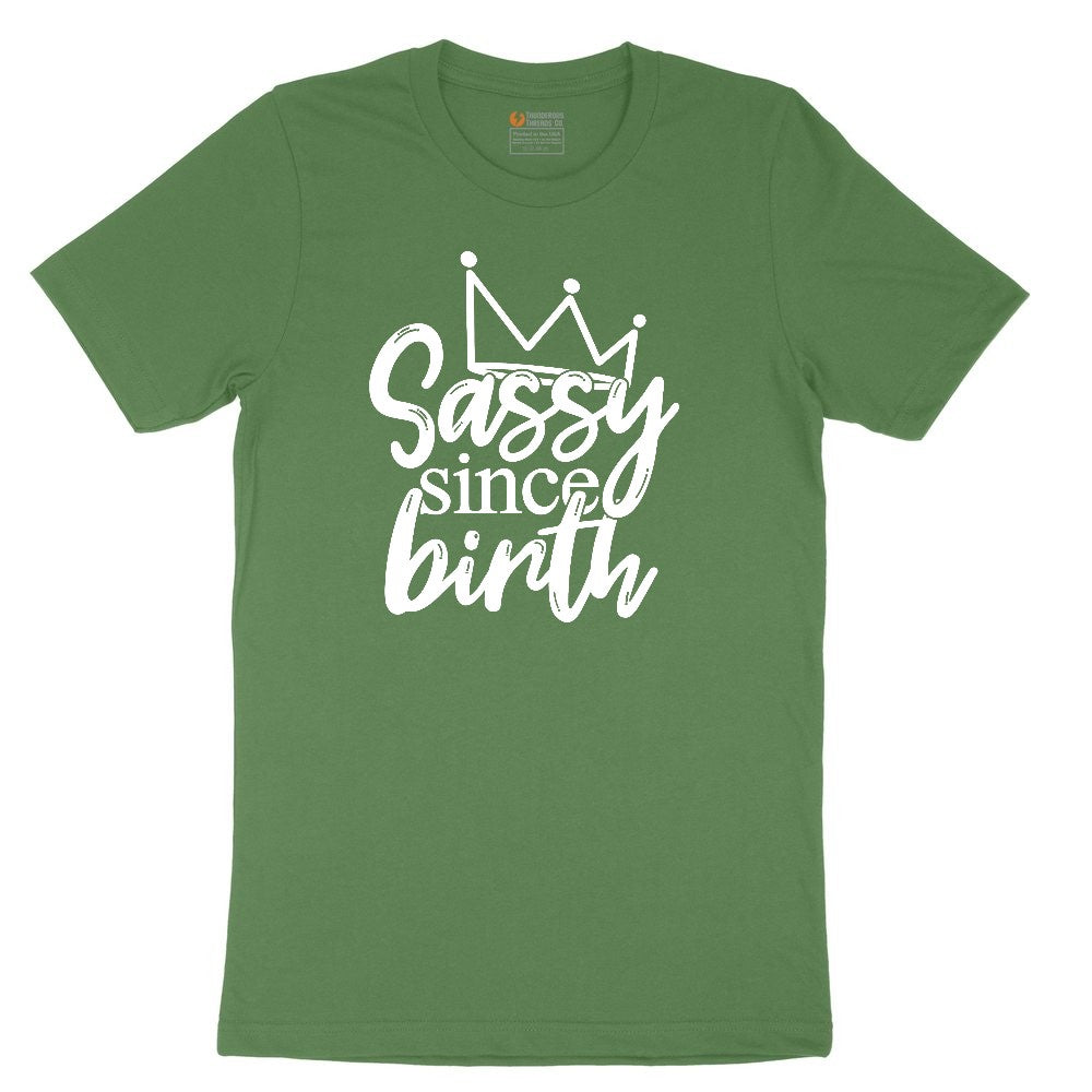 Sassy Since Birth Youth Short Sleeve Tee - Athletic Kelly