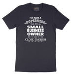 Small Business Owner Short Sleeve Tee - Deep Navy