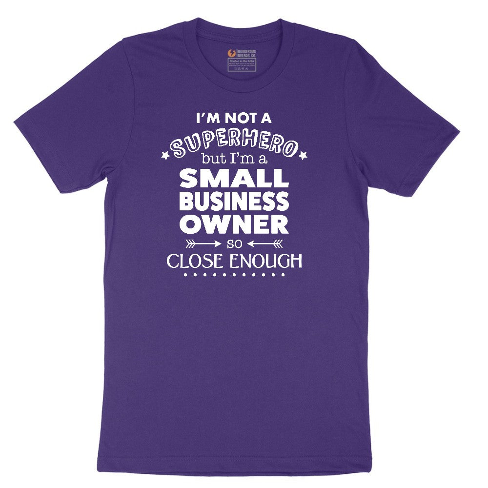 Small Business Owner Short Sleeve Tee - Team Purple