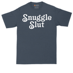 Snuggle Slut tall t-shirt for men in Heather Navy