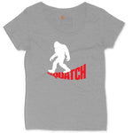 Squatch Ladies Curvy Tee - Granite Heather