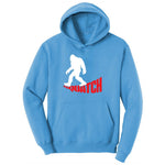 Squatch Ladies Hoodie - Aquatic Blue