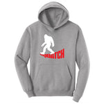 Squatch Ladies Hoodie - Athletic Heather