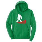 Squatch Ladies Hoodie - Kelly Green