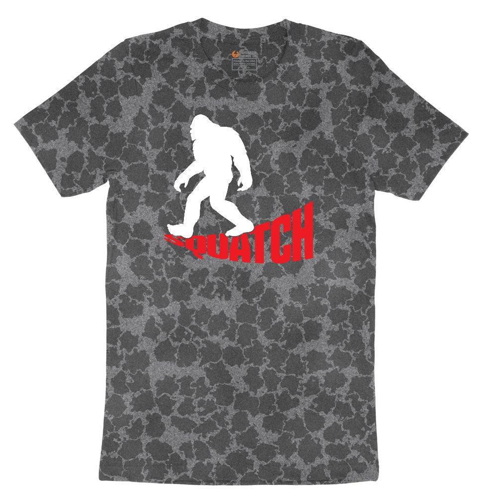 Squatch Ladies Short Sleeve Tee - Black Leopard