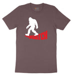 Squatch Ladies Short Sleeve Tee - Sangria Blackout