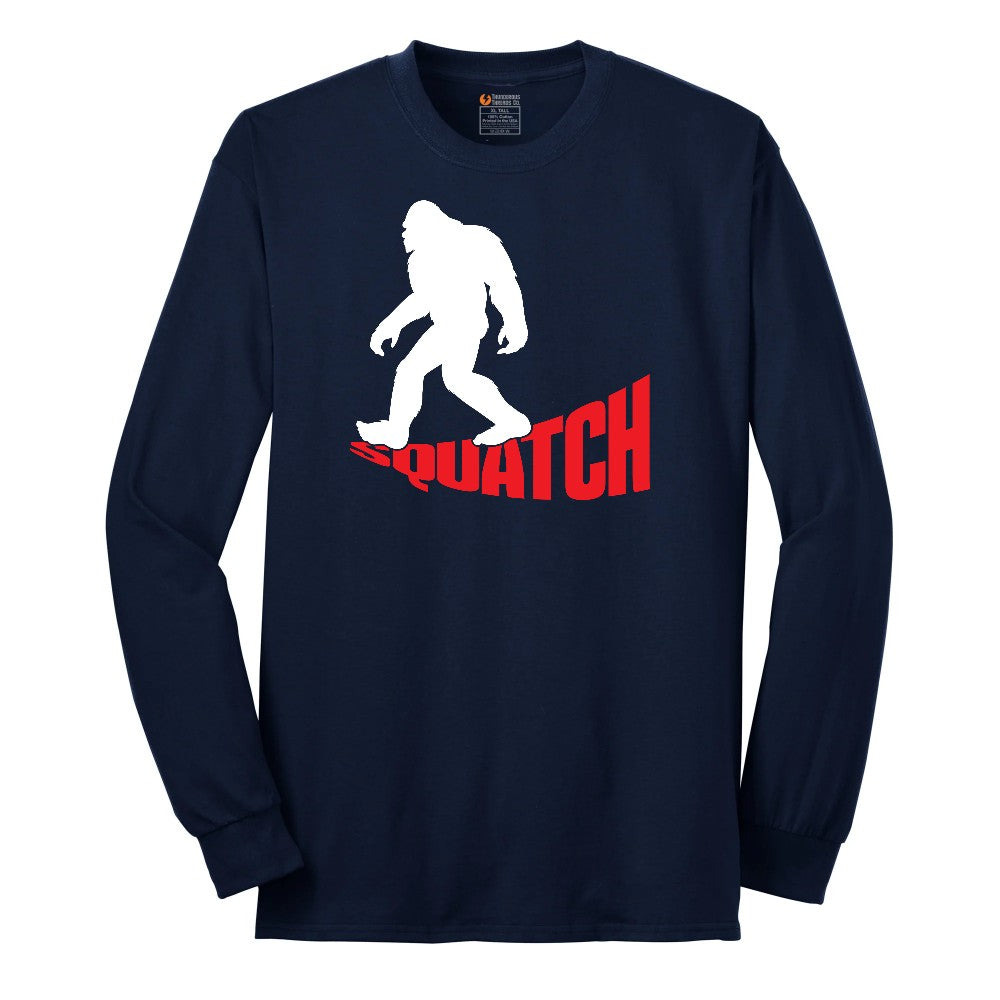 Squatch Long Sleeve Tee - Navy