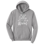Step Aside Coffee this is a Job for Alcohol Hoodie - Athletic Heather