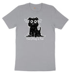 Stressed Dog Design Short Sleeve Tee - Athletic Heather Grey