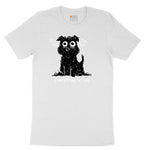 Stressed Dog Design Toddler Short Sleeve Tee - White