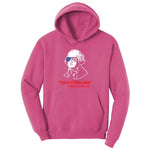Suck It England Ladies Hoodie - Sangria