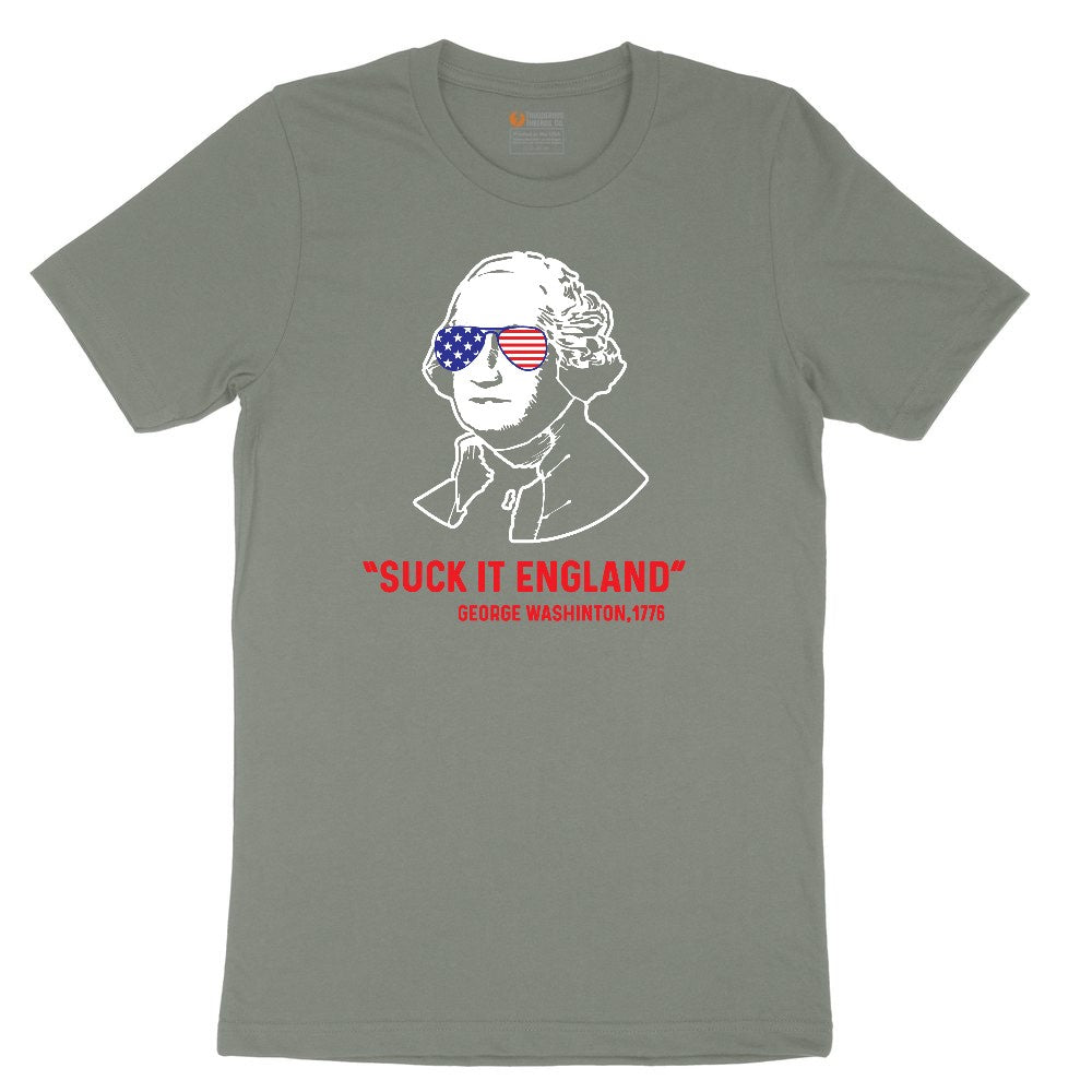 Suck It England Ladies Short Sleeve Tee - Bamboo Blackout