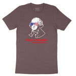 Suck It England Ladies Short Sleeve Tee - Sangria Blackout