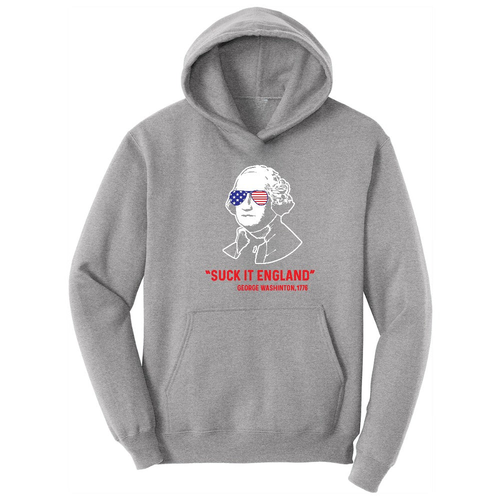 Suck It England Hoodie - Athletic Heather